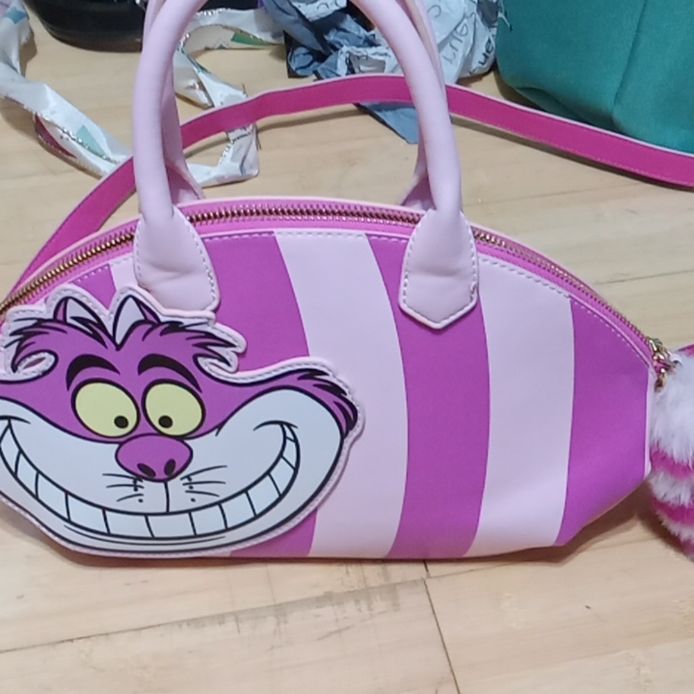 Chesire cat crossbody purse